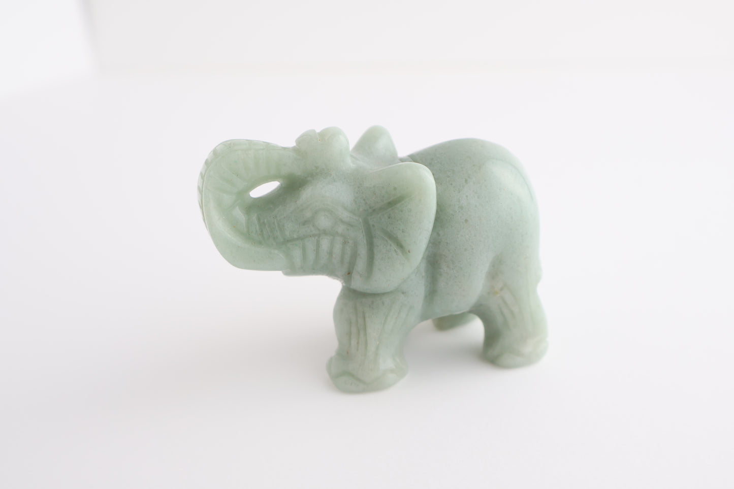 Green Aventurine Carving – Elephant