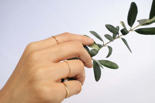 10K narrow Ring #11(JP ring size)