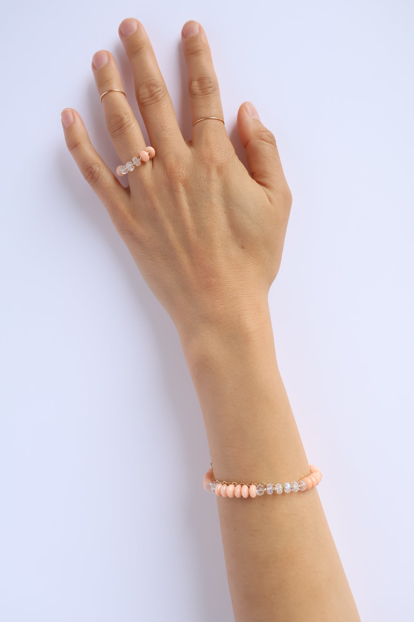 Coral Veil Bracelet
– Coral Dusk Collection