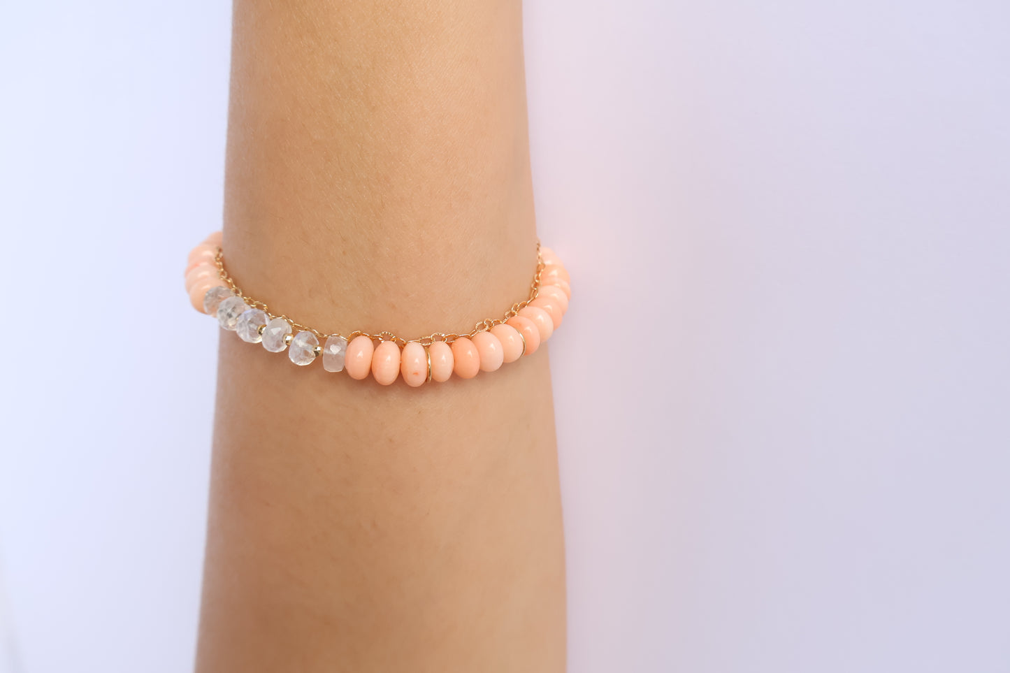 Coral Veil Bracelet
– Coral Dusk Collection