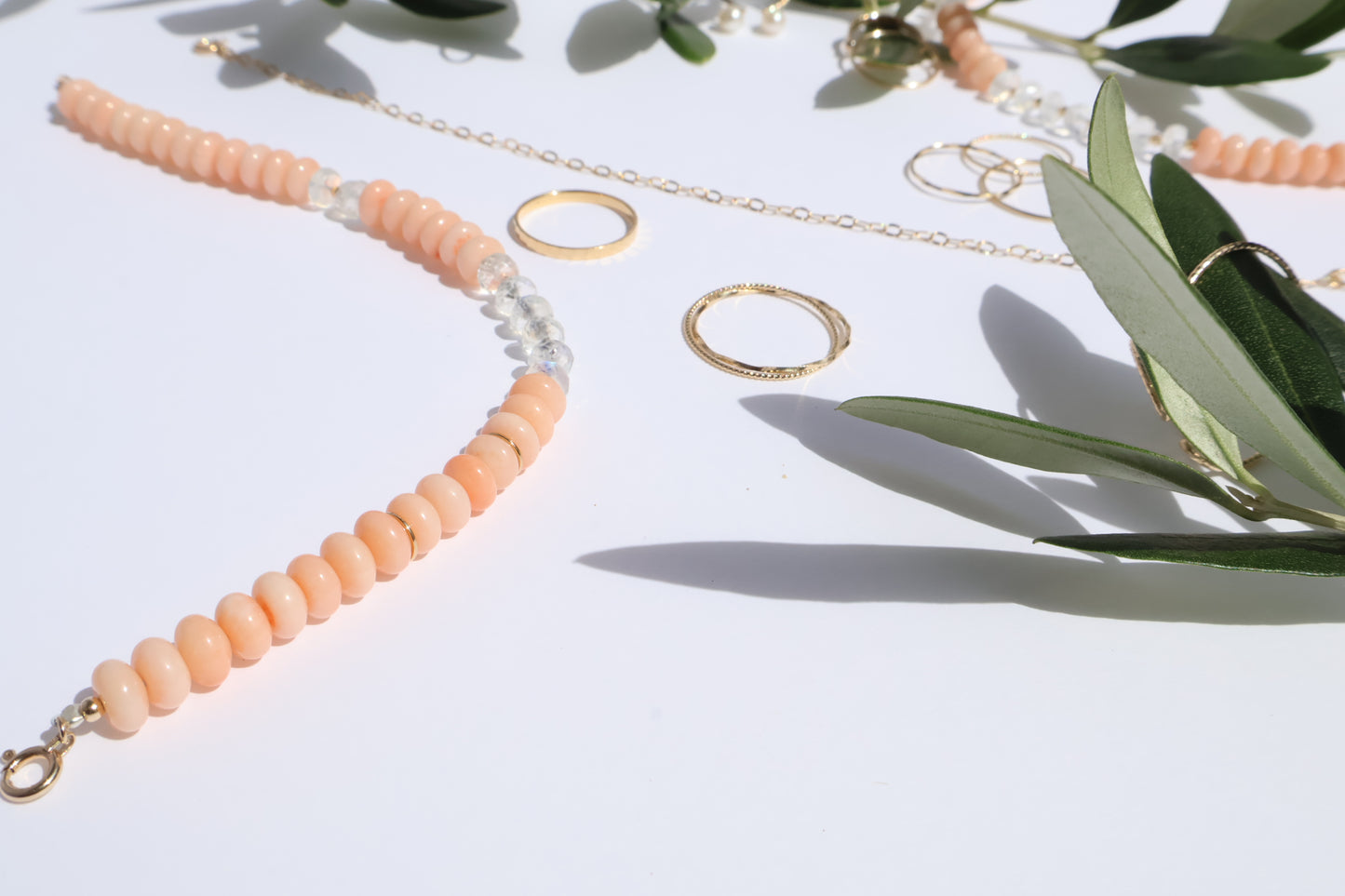 Coral Veil Bracelet
– Coral Dusk Collection