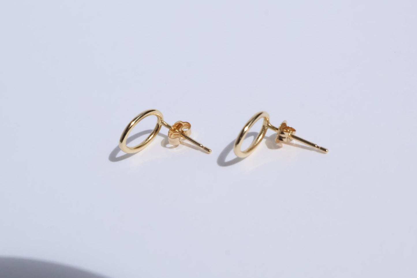 K10 Oval Hoop Earrings(pair)