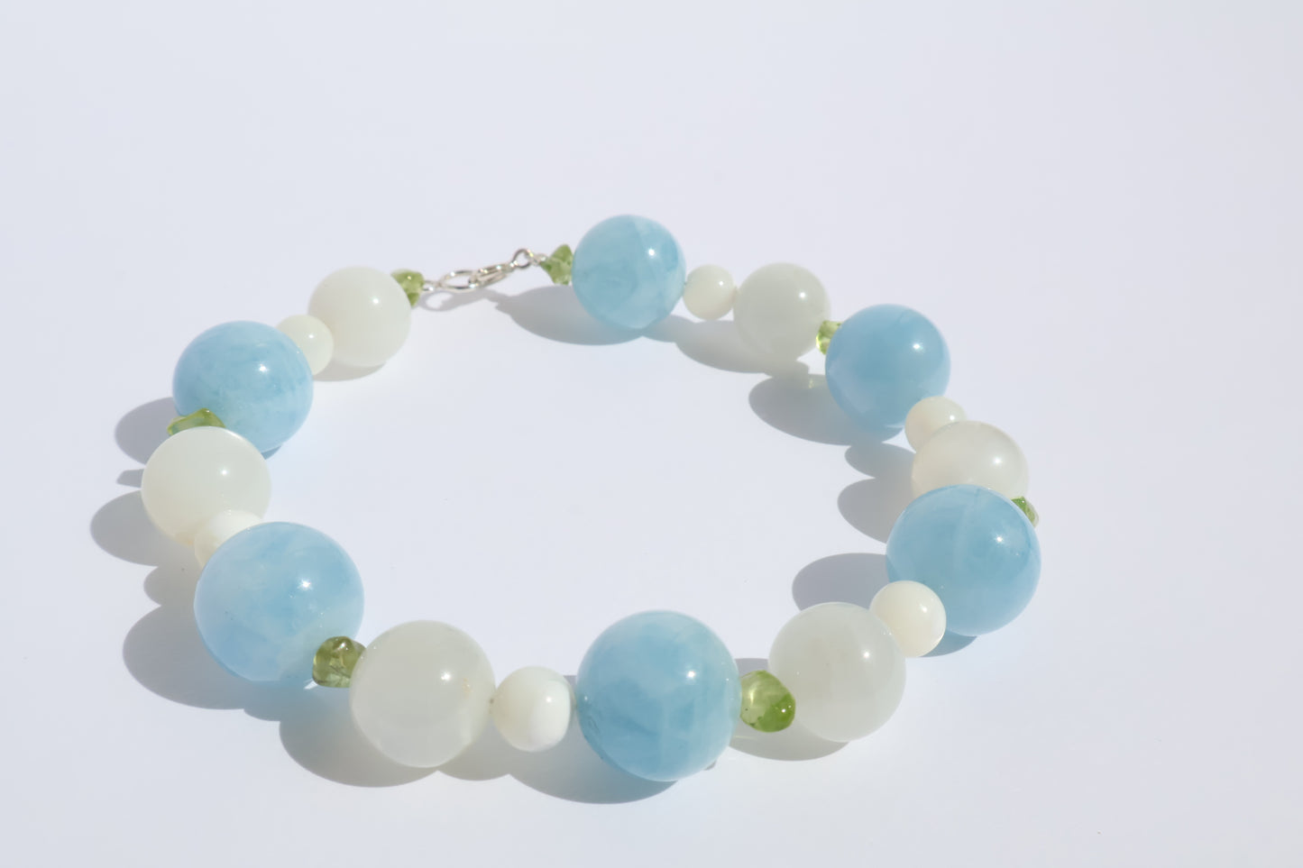 Maria Bracelet – Aqua, Peridot & Moonlight / Maria Collection