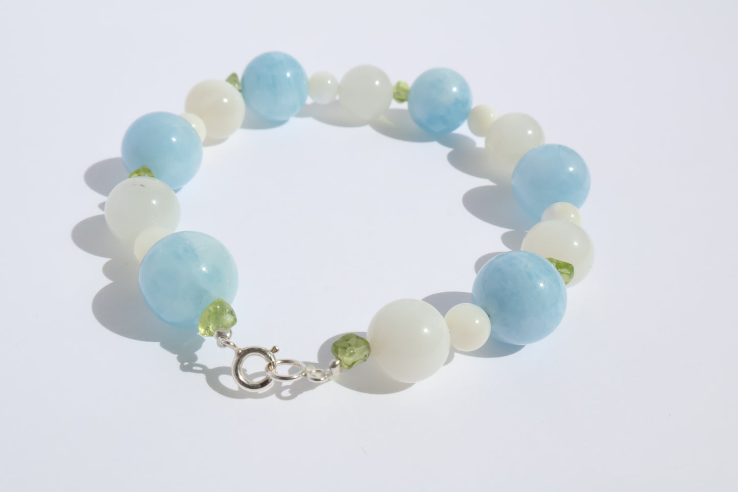 Maria Bracelet – Aqua, Peridot & Moonlight / Maria Collection