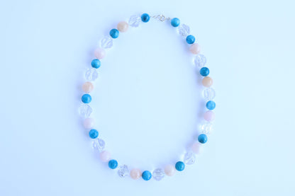 Blue Horizon Morganite Necklace