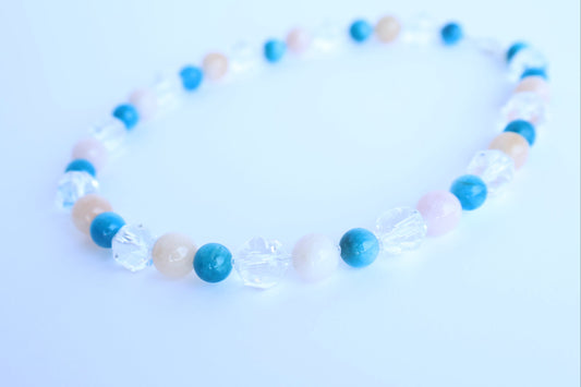 Blue Horizon Morganite Necklace