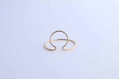 K10 double Ear cuff [cut wire ]