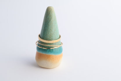 K18 flat-cut Ring [square]