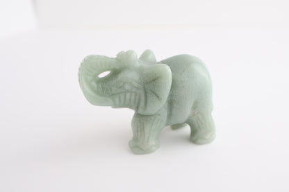 Green Aventurine Carving – Elephant