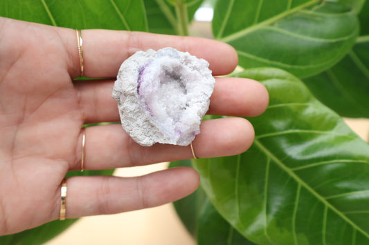 Spirit Flower Geode ~circle shape~