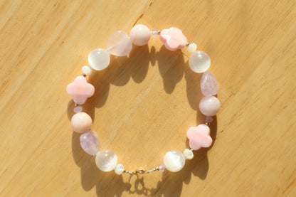 Royal Muse - Lavender Amethyst & Queen Conch [Bracelet]