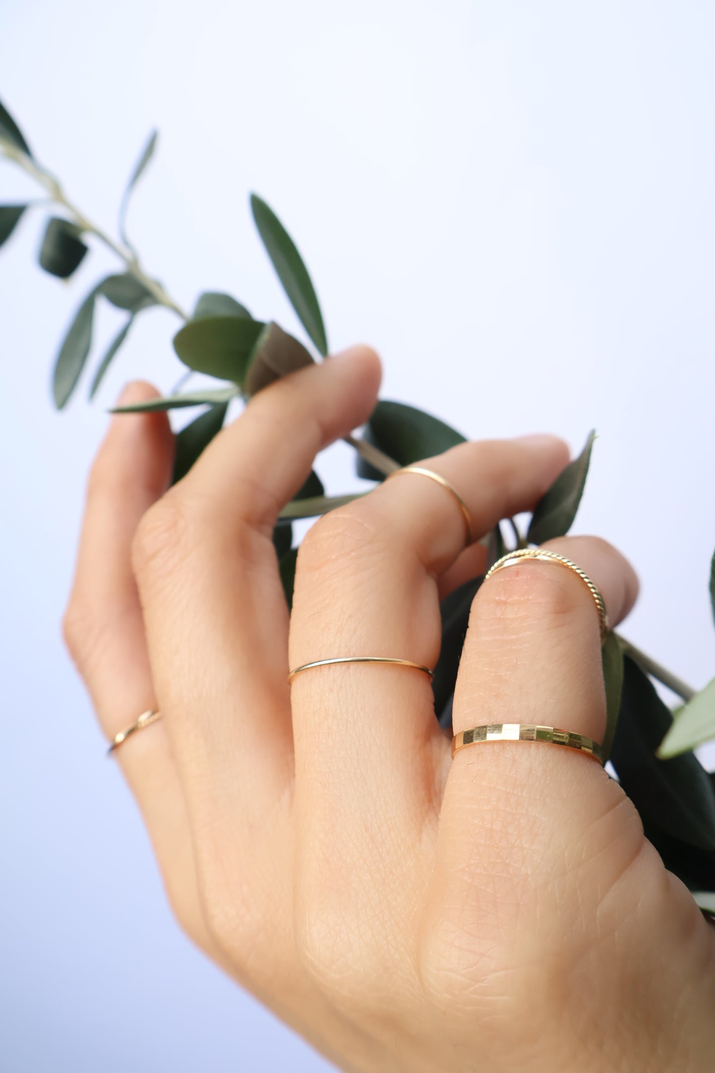 K18 flat-cut Ring [square]