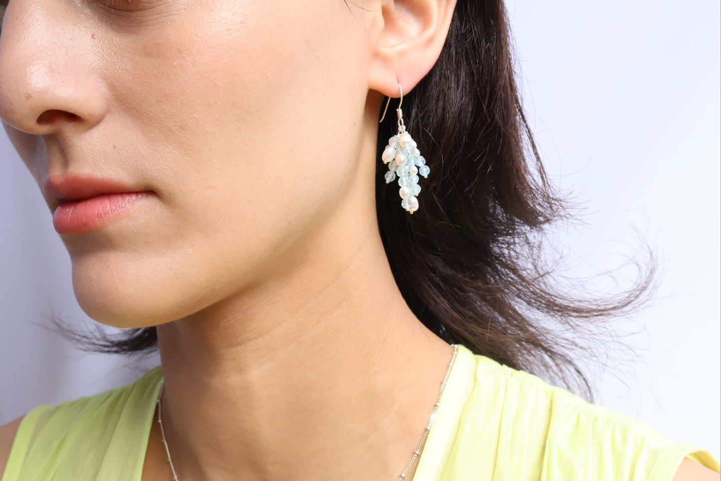 Aqua Bloom (水に咲く幻想) - Merpeople Collection [Hook Earrings］