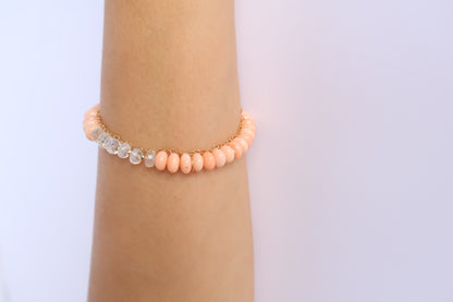 Coral Veil Bracelet  – Coral Dusk Collection