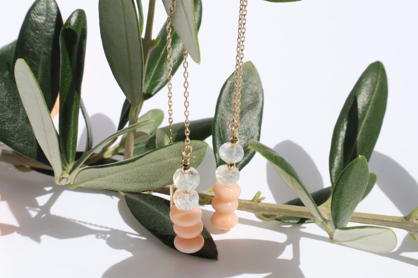 Sunset Mirage Earrings – Coral Dusk Collection