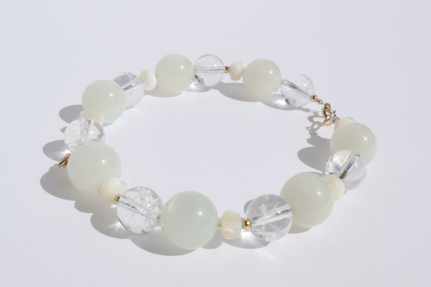 Luminous Grace - Crack Quartz & Diamond [Bracelet]