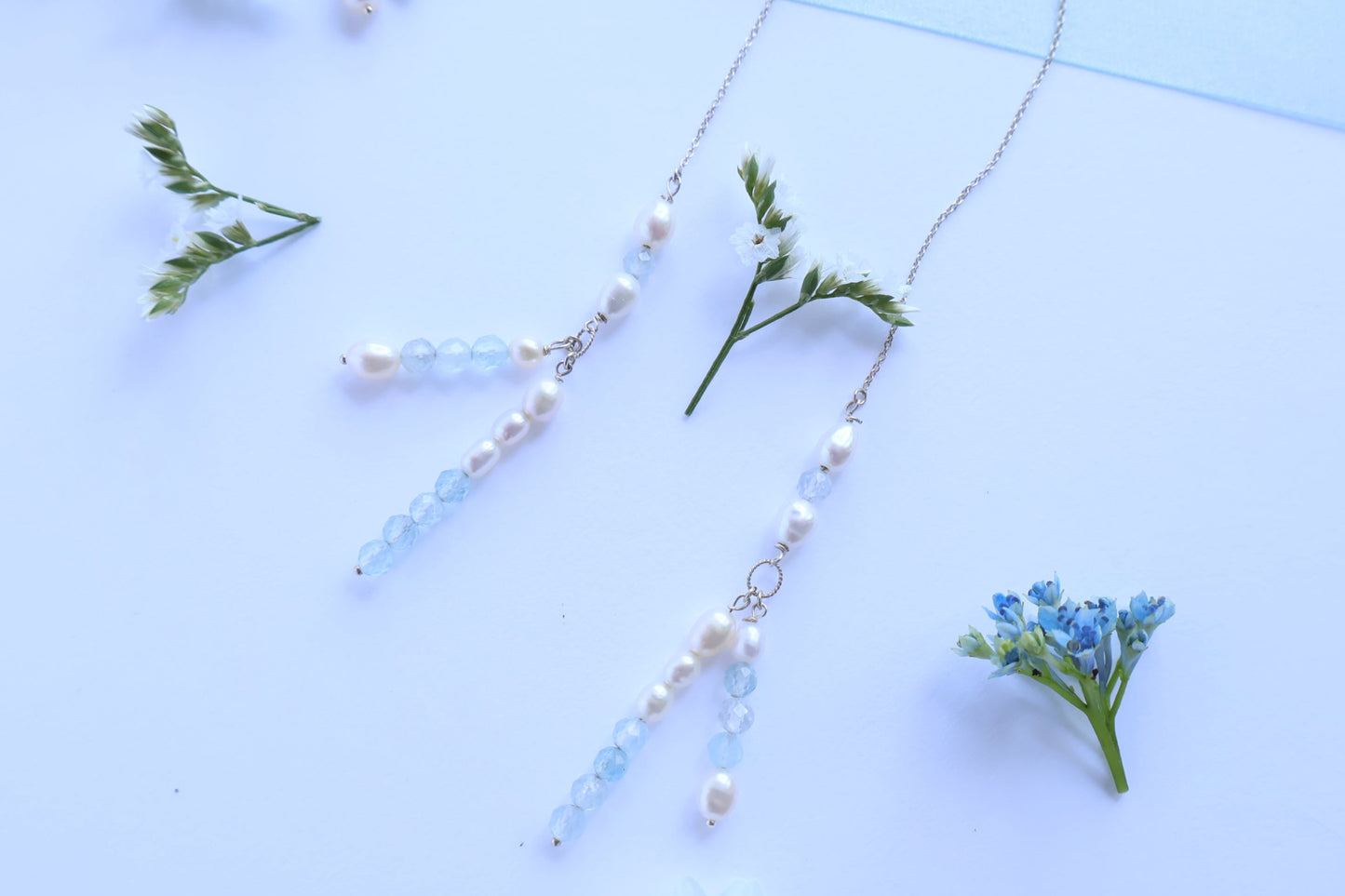 Holy Dew （聖なる雫）- Merpeople Collection [Threader Earrings］
