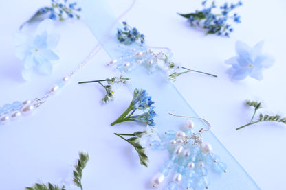 Aqua Bloom (水に咲く幻想) - Merpeople Collection [Hook Earrings］